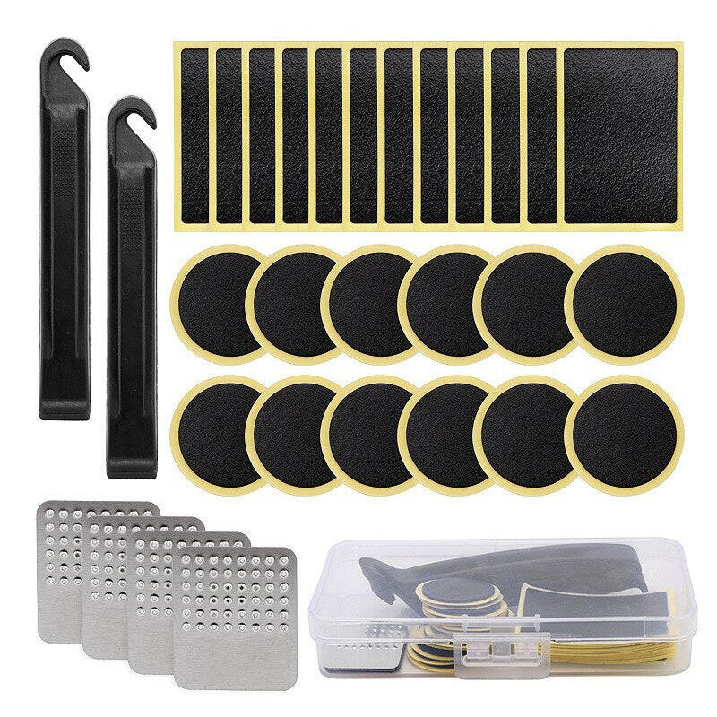 Bicycle Tire Patch Glueless Kit Wheel Tyre Lever MTB Road Bike Inner Tire No-glue Adhesive Quick Dry Repair Tool Set Accessories-WAYBIKER