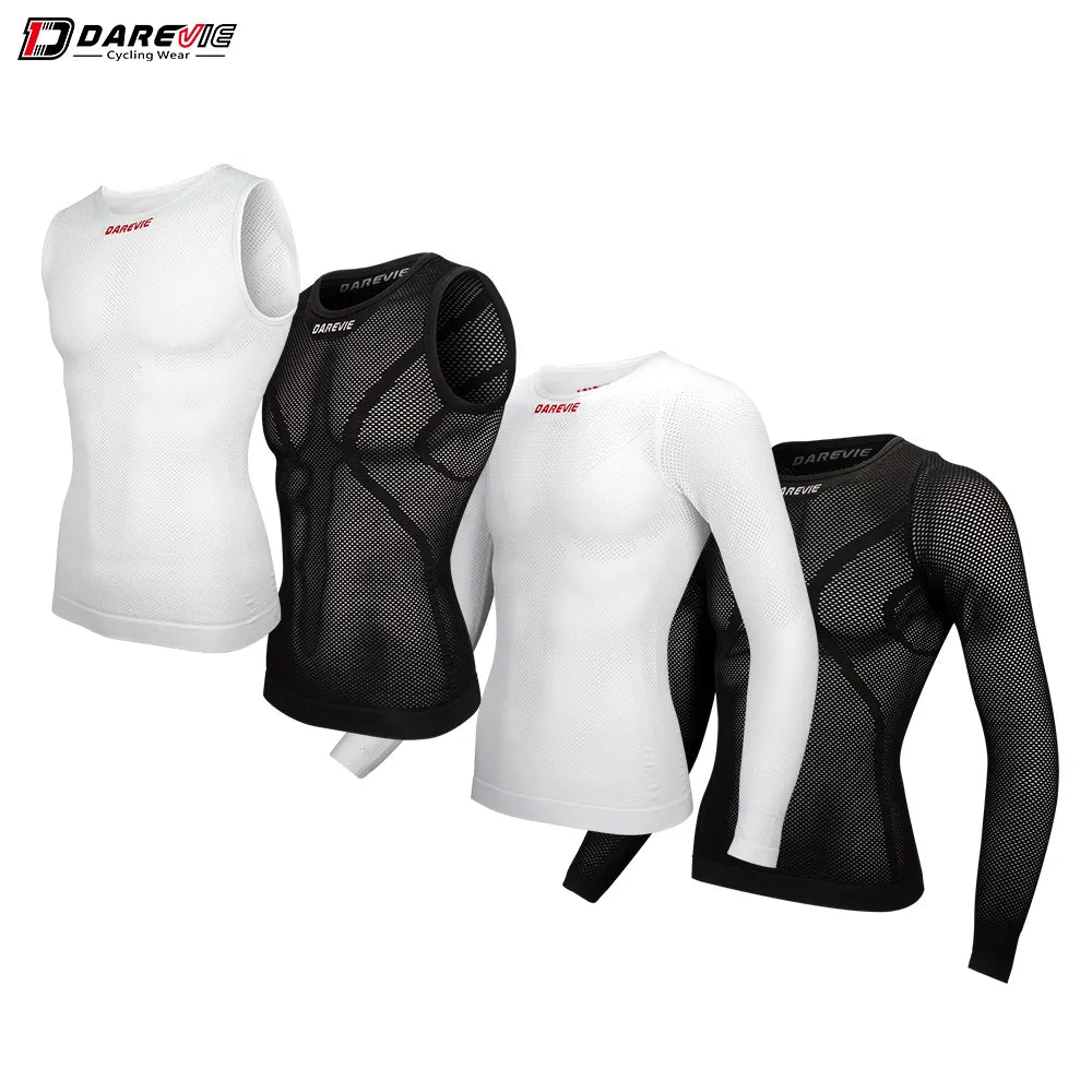 DAREVIE Cycling First Layer Man Compression Seamless Bicycle GYM Cycling Inner Man Sports First Layer Undershirt Cycling Women-WAYBIKER