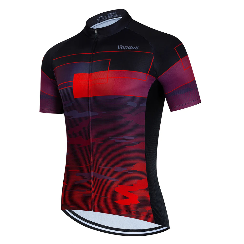 2023 Men Cycling Jersey Cycling Clothing Quick Dry Bicycle Short Sleeves MTB Mallot Ciclismo Enduro Shirts Bike Clothes Uniform-WAYBIKER