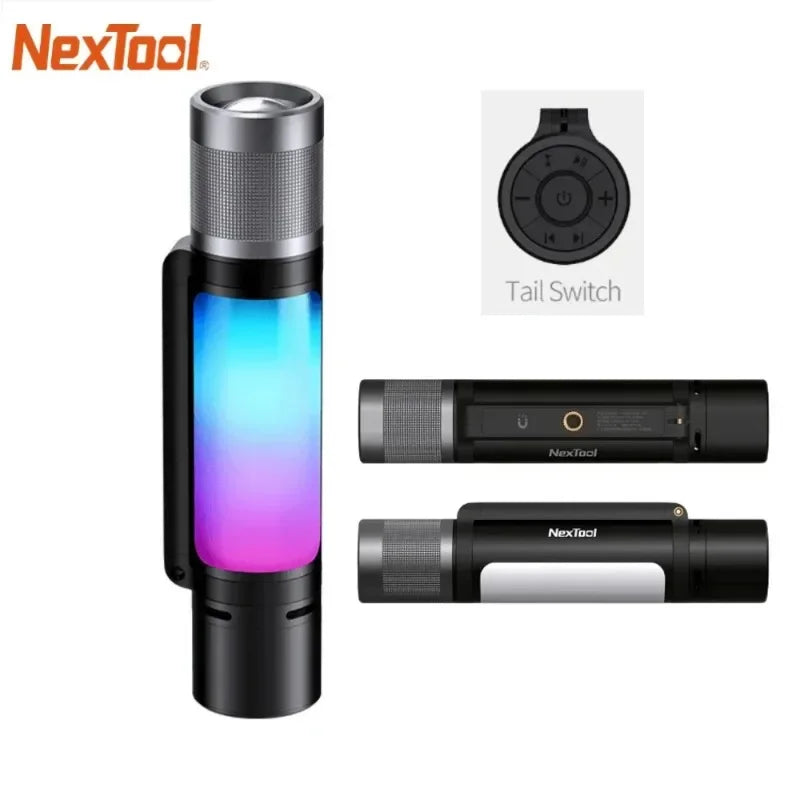 Xiaomi Nextool Thunder 12 in 1 Music Atmosphere Flashlight Multi-functional Home Lighting Outdoor Hiking Camping Flashlight