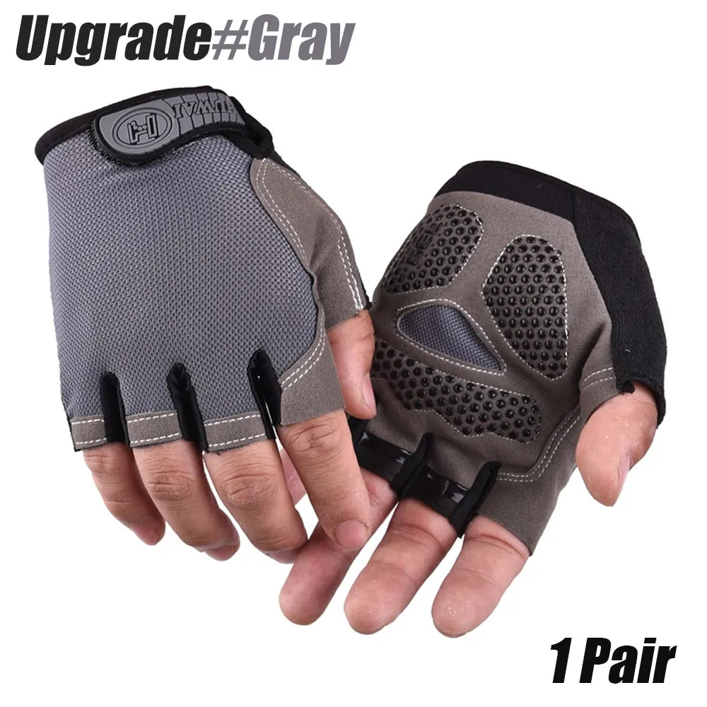 1Pair Cycling Bike Gloves for Men/Women- Half Finger Road Bike MTB Bicycle Gloves-for Workout/Motorcycle/Gym/Training/Outdoor-WAYBIKER