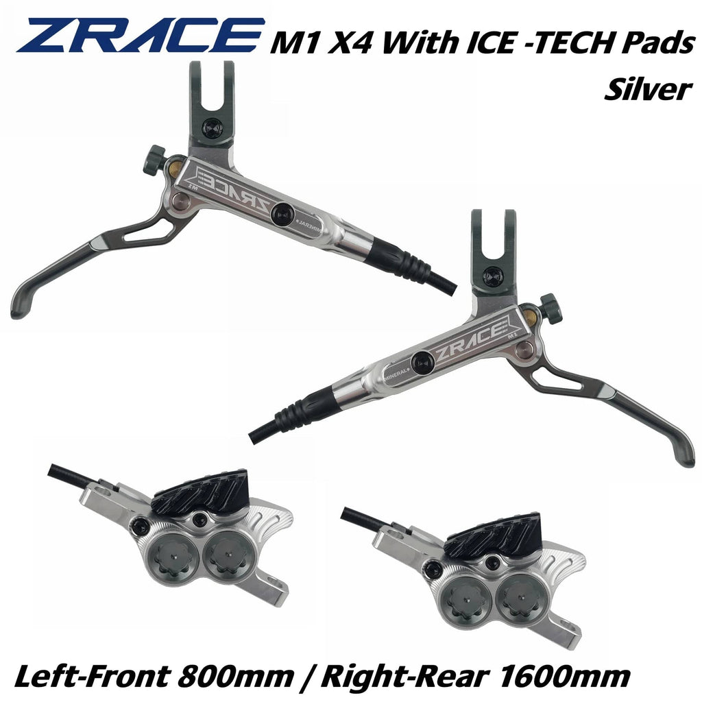 ZRACE M1 X2 / X4 Mountain Bike Hydraulic Brake,Full CNC Lightweight, Oil Pressure Disc