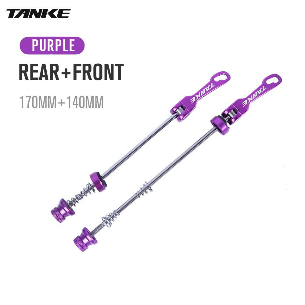 TANKE Bicycle Quick Release Bolt Hub Skewers Lever Axle Road Mountain Bike  Replacement Cycling Parts For Front 100mm Rear 135mm-WAYBIKER