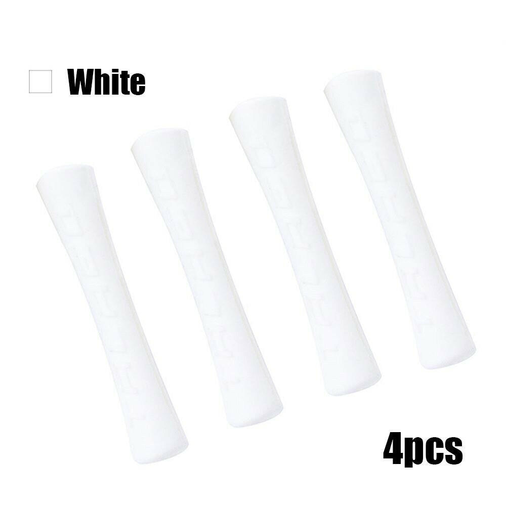 4pcs/lot Bicycle Cable Rubber Protector Sleeve Anti Scratch Durable Line Pipe Cover For Shift Brake Line Pipe White/Black/Red-WAYBIKER