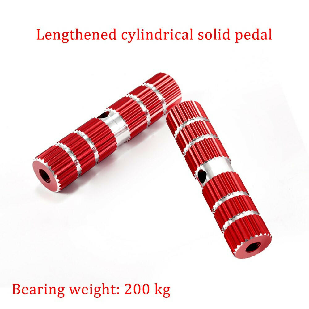 1 Pair Bicycle Pedals Axle Foot Rest Pegs Aluminum Alloy Anti-Slip BMX Bike Rear Wheel Pedal Bike Accessories