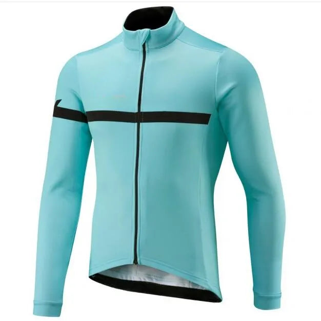 Cycling Jersey Spring Autumn Team Morvelo Long Sleeve Mens Cycling Jersey Ropa Ciclismo Bike Bicycle Clothes Clothing-WAYBIKER