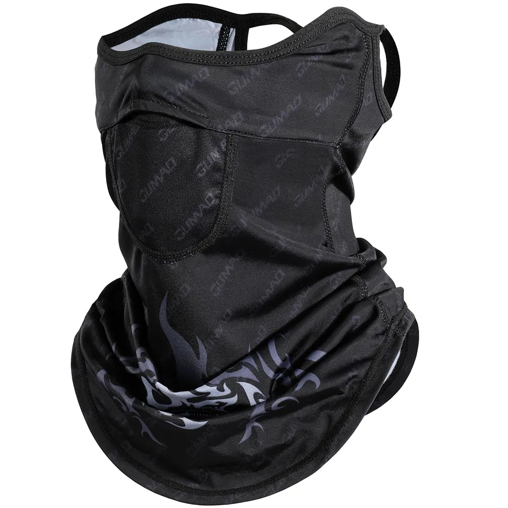 Summer Cycling Face Cover Traingle Mask Bandana Hanging Ear Windproof Sports Hiking Running Bicycle Neck Gaiter Scarf Men Women-WAYBIKER