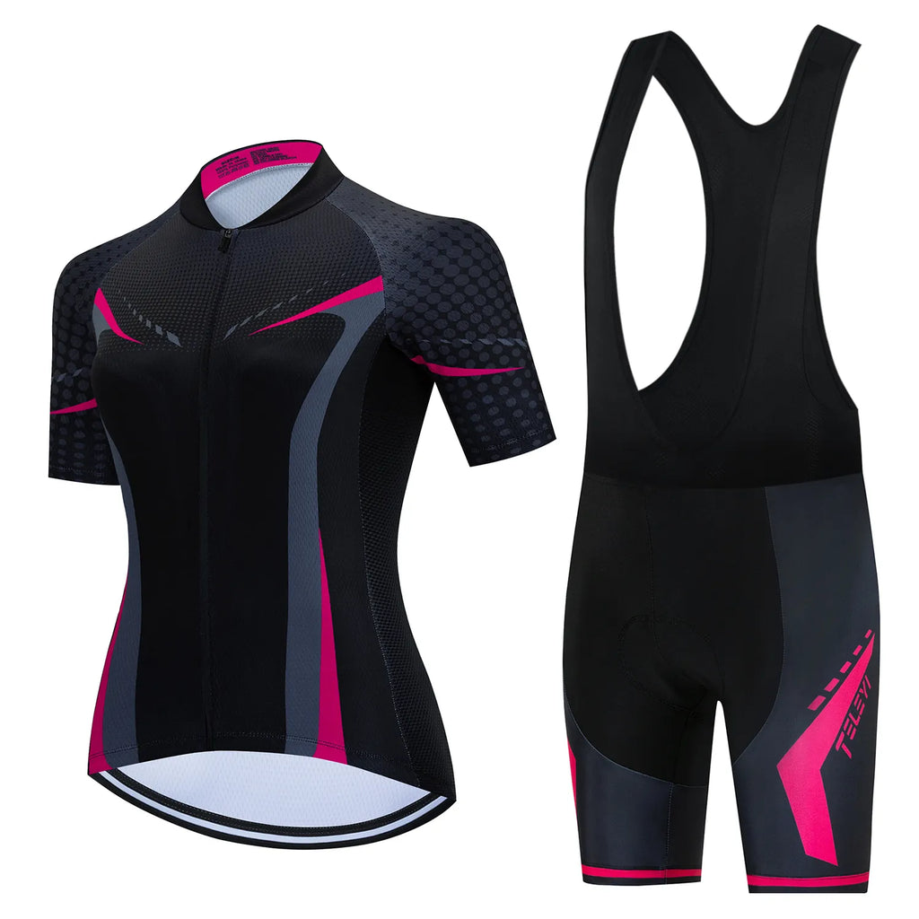 Mountain Bike Female Set Cycling Jersey Women Sportwear Cheap Wholesale Women Clothes Woman Clothing Women's Cycling Shorts Sets-WAYBIKER