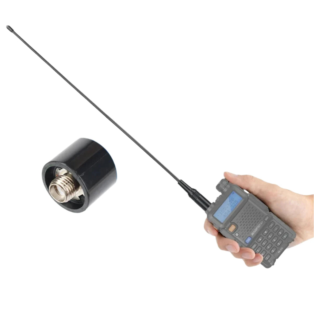 AR-771 Tri Band Antenna VHF UHF Whip Soft Antenna SMA Female For Baofeng 21 17 Pro Gps 5RH Pro Max K5 Walkie Talkie Ham Radio-WAYBIKER