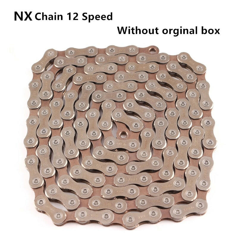 Sram GX NX SX Eagle 12 Speed Chain MTB Solid Pin Riveting 116L 126L Mountain Bike Bicycle Chain Eagle Magic 1 Pcs Chain Part-WAYBIKER