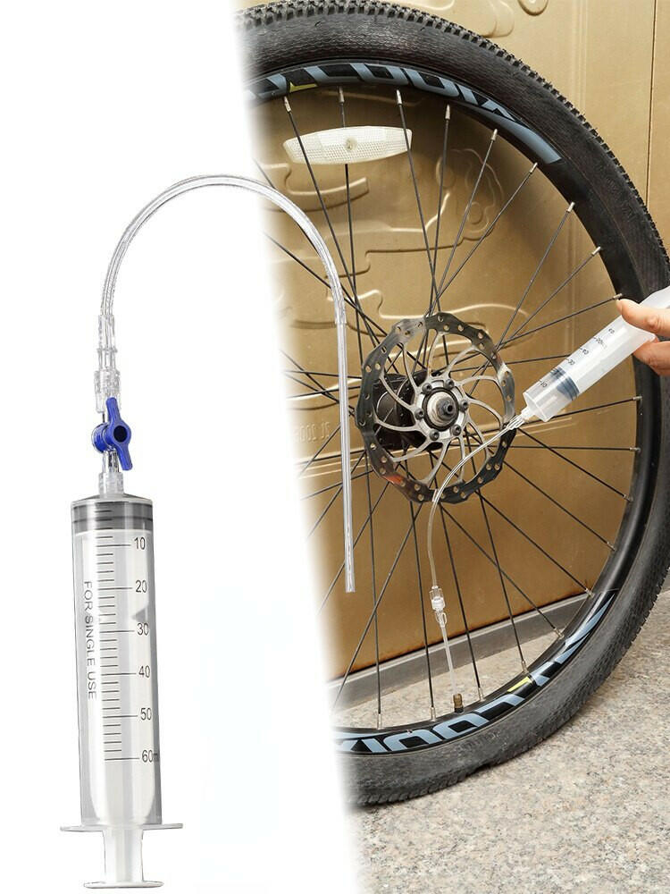 MTB Road Bicycle Tubeless Tire Liquid Injection Tool 60ml Tire Sealant Injector Oil Mineral Change Tool for Bike Repair Tools-WAYBIKER