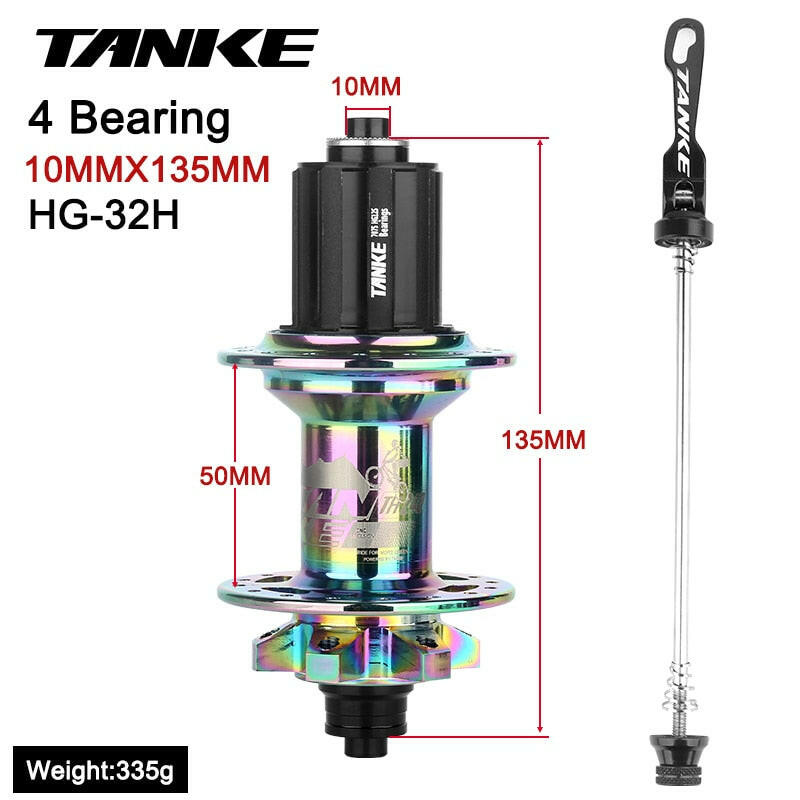 TANKE MTB Hub 6 NBK cubo Sealed Bearing 108 Ring 32 Holes Mountain Bike Disc Brake Aluminum Alloy Bike Hub 7 8 9 10 11 12 Speed-WAYBIKER