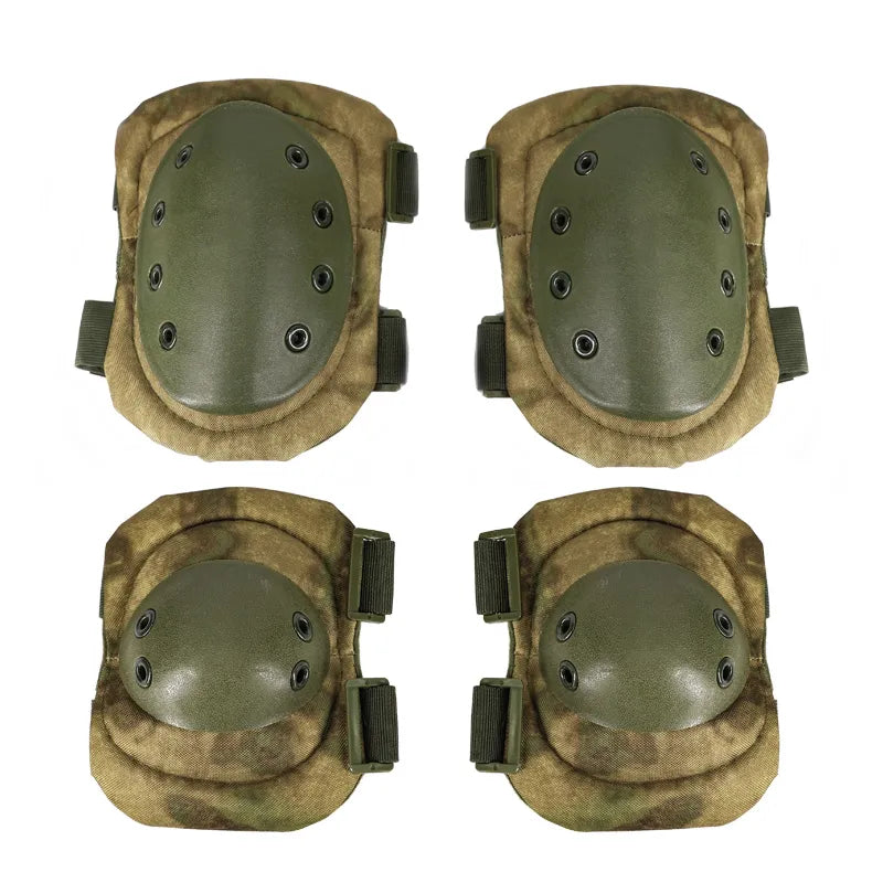 Adult Camo Tactical KneePad Elbow Pads CS Military Cycling Protector Army Airsoft Outdoor Sports Protective Kneepad Safety Gear-WAYBIKER