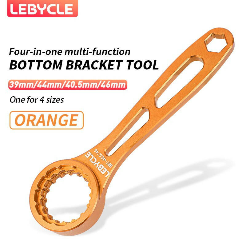 Lebycle BB Spanner ALL Aluminum Alloy Four-in-one Multi-function 39/40.5/44/46MM Bottom Bracket Tool-WAYBIKER