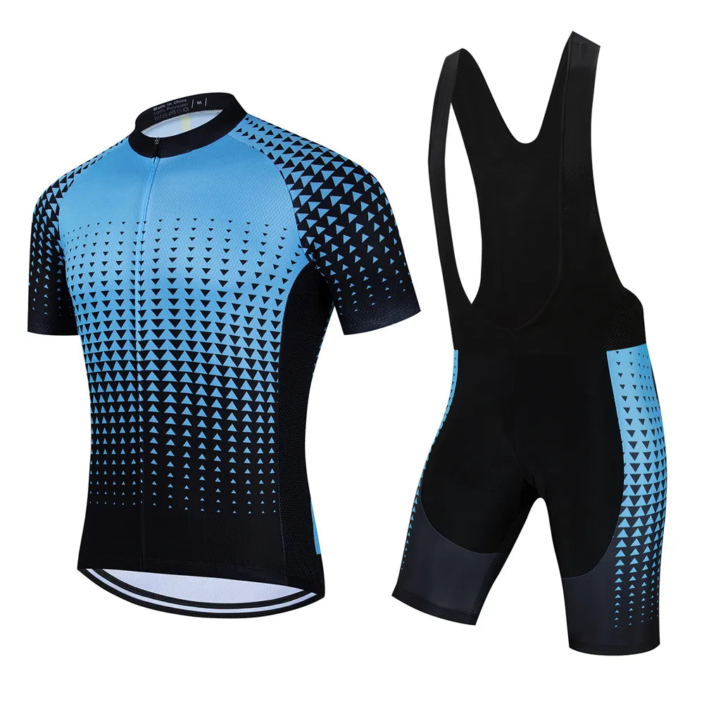 Pro Cycling Jersey Set Summer Men Cycling Wear Mountain Bicycle Clothing MTB Bike Riding Clothes Cycling Suit-WAYBIKER