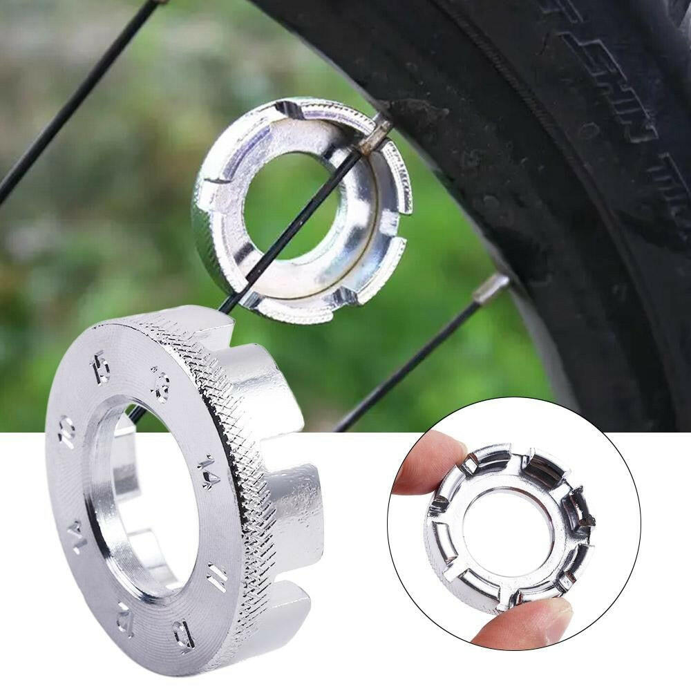 Portable Bike 8 Way Spoke Nipple Key Wheel Rim Spanner Cycling Wrench Bicycle Repair Tool Adjustable Spanner-WAYBIKER