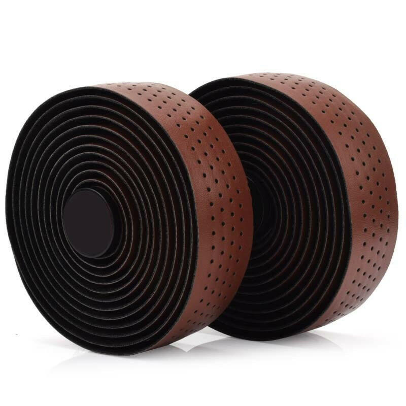 Road Handlebar Tape Strapping Bicycle Anti-skid Belt EVA PU Leather Handlebar Belt Wear-resistant Anti-skid Riding Equipment-WAYBIKER