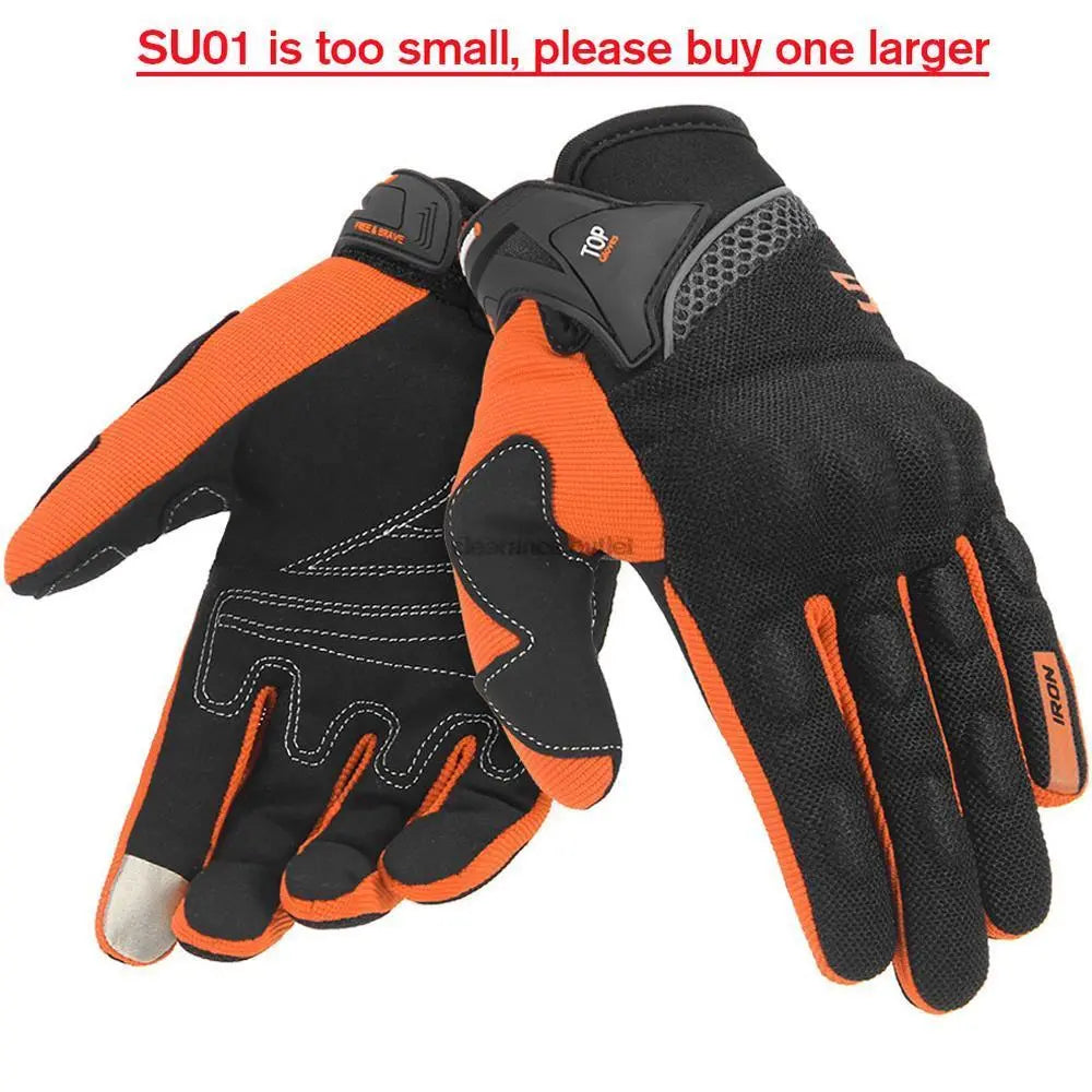 Cycling Gloves Racing Breathable Full Finger Protective Touch Screen Guantes Racing Moto Motocross Outdoor Sports Gloves-WAYBIKER