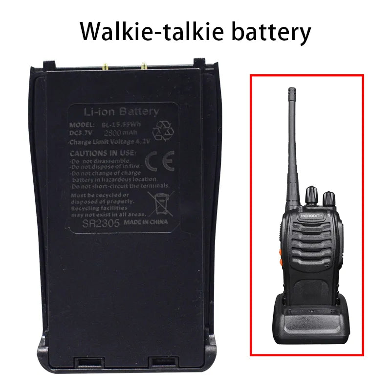 The original 888S battery is applicable to Baofeng 888S battery BF-666S BF-777S BF-88E compatible with H-777 H777 interphone-WAYBIKER