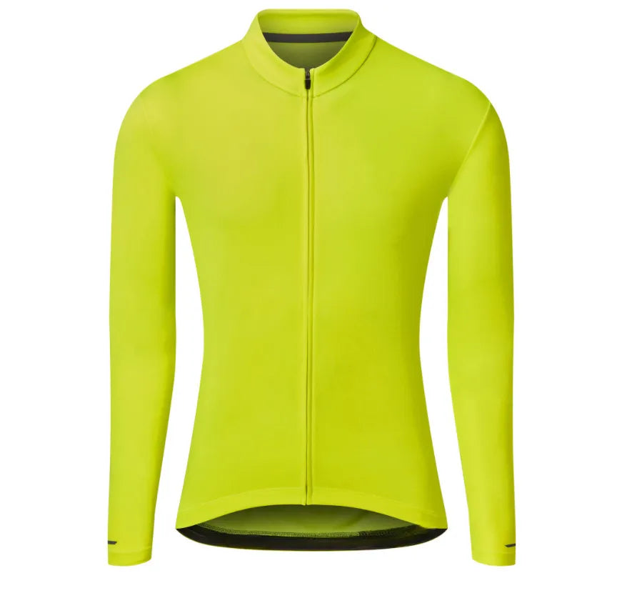 Men's Cycling Jersey Spring and Autumn Breathable Male Long Sleeves Bicycle Clothes Cycling Shirt Mountain-WAYBIKER