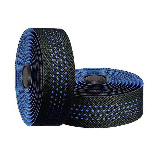 New Road Bike Tape Bicycle Handlebar Tapes Non-slip Breathable Comfortable 3K Carbon Woave PU Leather Tape Bicycle Accessories-WAYBIKER