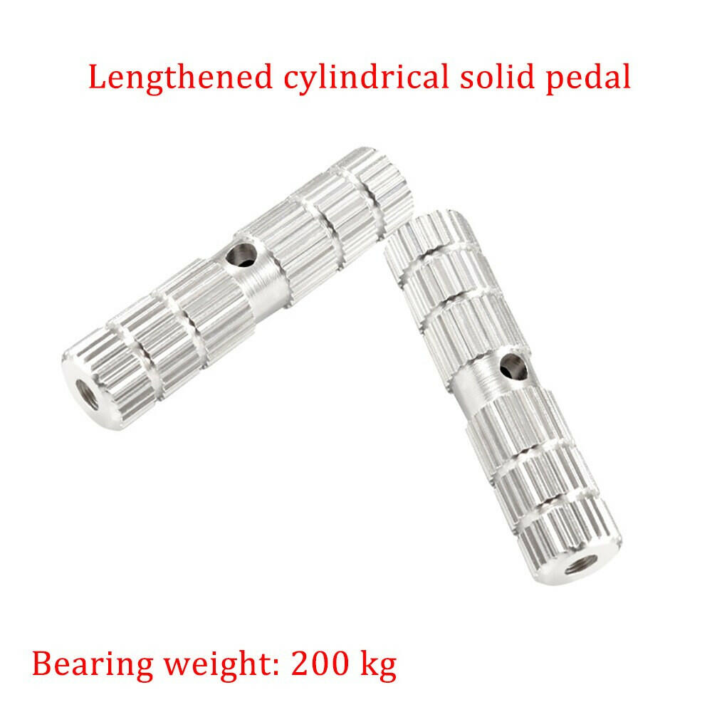 1 Pair Bicycle Pedals Axle Foot Rest Pegs Aluminum Alloy Anti-Slip BMX Bike Rear Wheel Pedal Bike Accessories