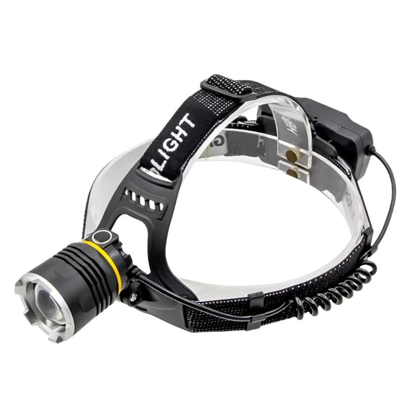 High Power Headlamp Flashlight LED Torch New XHP90 Sensor Headlight 18650 Rechargeable Fishing Camping Lantern-WAYBIKER