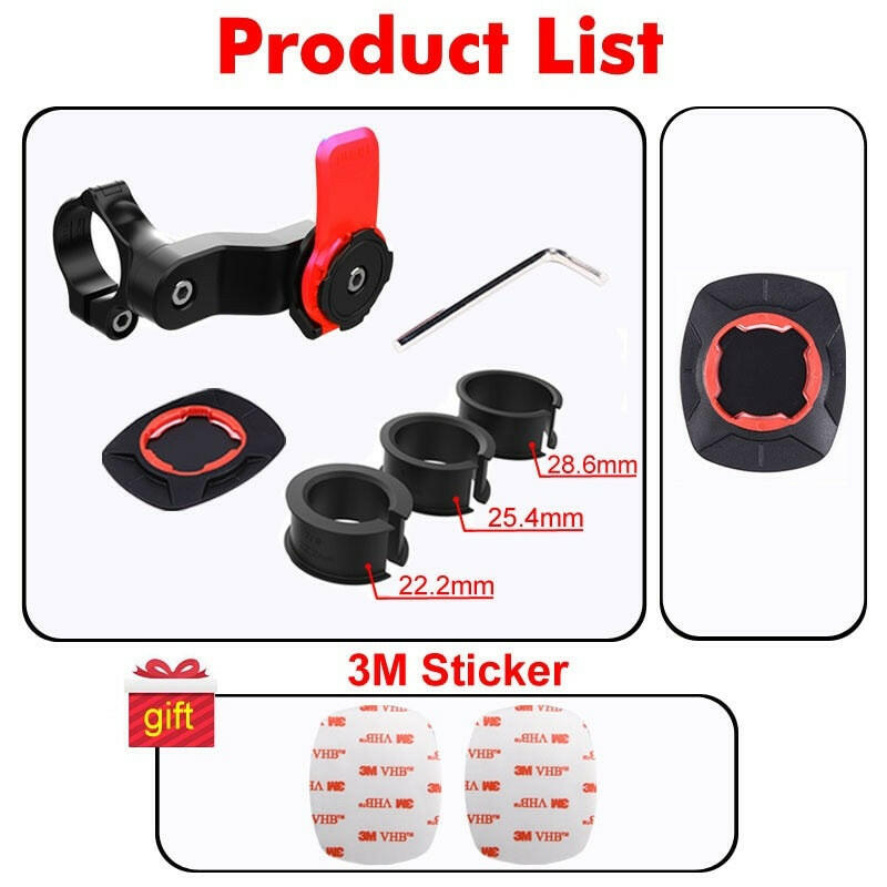 3M Patch Bicycle Phone Holder Motorcycle Bike Scooter Handlebar Mount Adjustable MTB Bike Phone Stand Bracket For iPhone Xiaomi-WAYBIKER