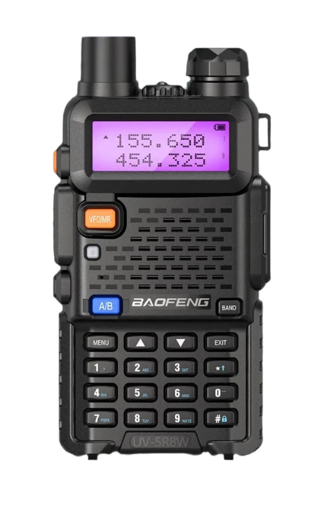 Baofeng Walkie Talkie UV 5R 5W 8W Dual Band Ham Two Way Radio Vhf Uhf FM Radio Handheld Transceiver Hunting 16KM-WAYBIKER