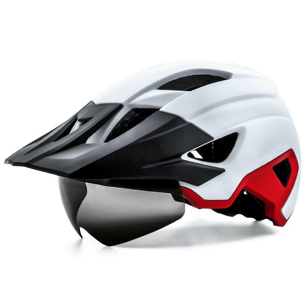 Cycling Helmet Windscreen 57-61CM Bicycle Helmet USB Tail Light Stable Heat Block Men Women Fashion Cycling Bike Equipment-WAYBIKER