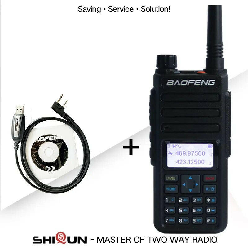 Baofeng DR-1801UV Long Range Dual Band DMR Digital/Analog Walkie Talkie Tier I Tier II Dual Time Slot Upgrade DM-1801 Ham Radios-WAYBIKER