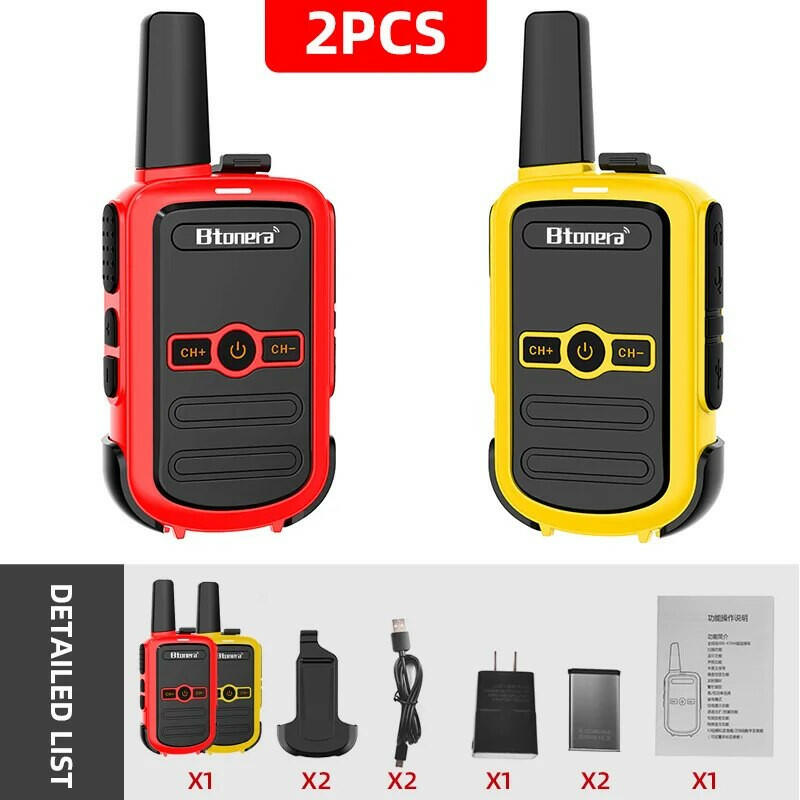 Mini Walkie Talkie Btonera BT-310 Portable Two Way Radio PMR FRS Radio Comunicador Long range Kids Walkie-Talkie for Hotel Busin-WAYBIKER