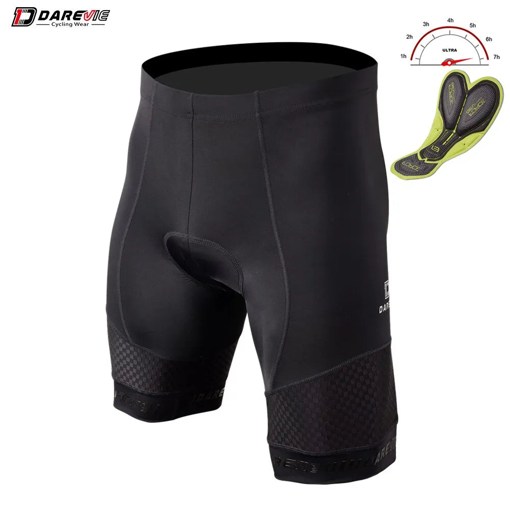 DAREVIE Cycling Shorts 3D Gel Pad Mens Cycling Shorts Breathable Mountain 6 Hours Ride MTB Road Womens Downhill Cycling Shorts-WAYBIKER