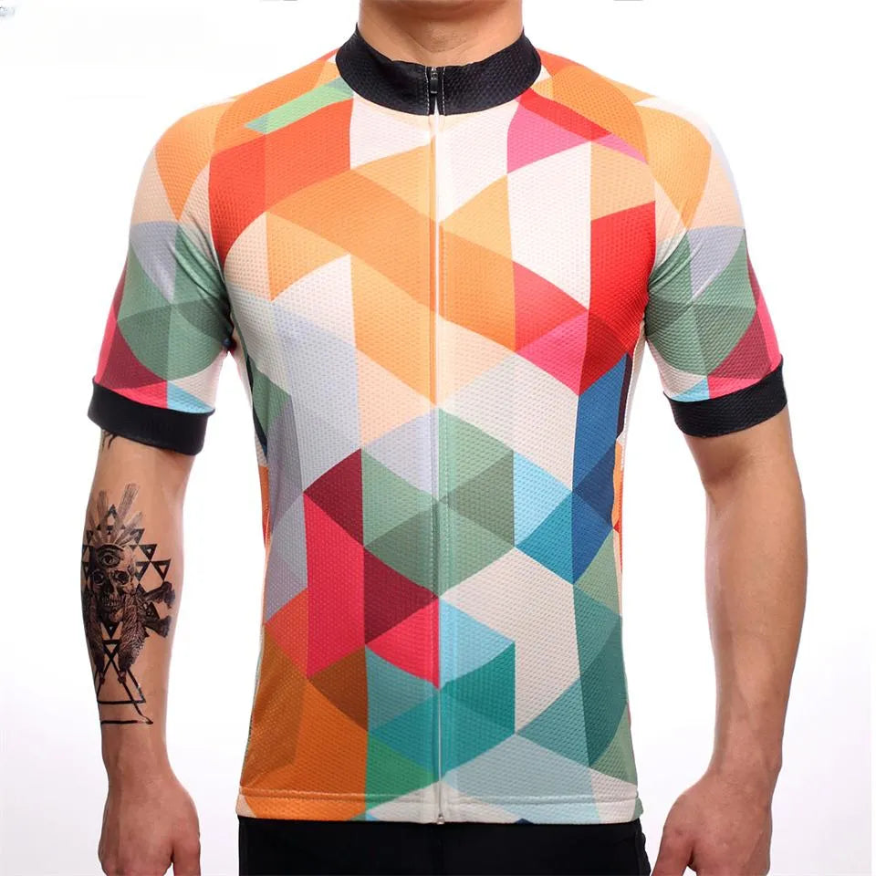 Spot Sale Cycling Jersey Pro Team Bike Jerseys MTB Mens Cycling Clothing Top Quality Outdoor Sportswear-WAYBIKER