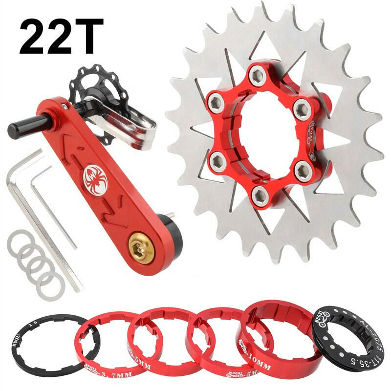 MUQZI Conversion Kit 18T 19T 20T 21T 22T Single Speed Cassette Cog And Chain Tensioner For Road And MTB Bike-WAYBIKER