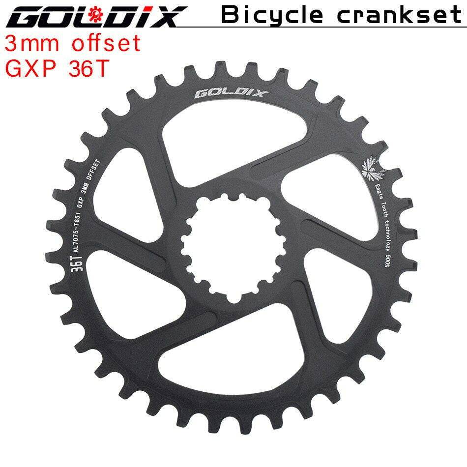 GOLDIX GXP Bicycle Chainring Wide Narrow Teeth Chainwheel 30/32/34/36/38T Crankset Crown for Sram 11/12S NX XX XO GX Single Disc-WAYBIKER