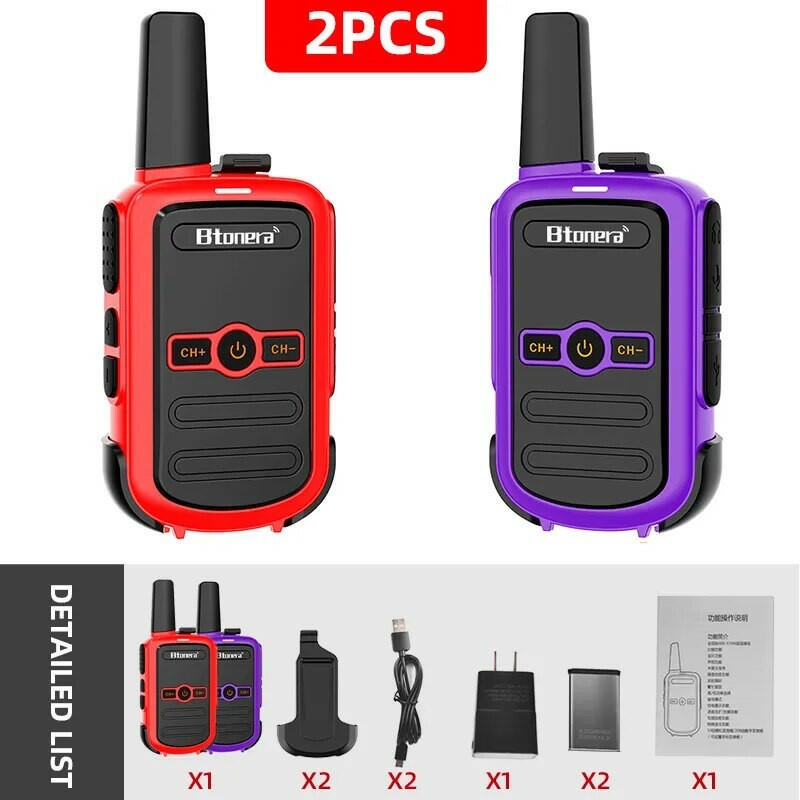 Mini Walkie Talkie Btonera BT-310 Portable Two Way Radio PMR FRS Radio Comunicador Long range Kids Walkie-Talkie for Hotel Busin-WAYBIKER