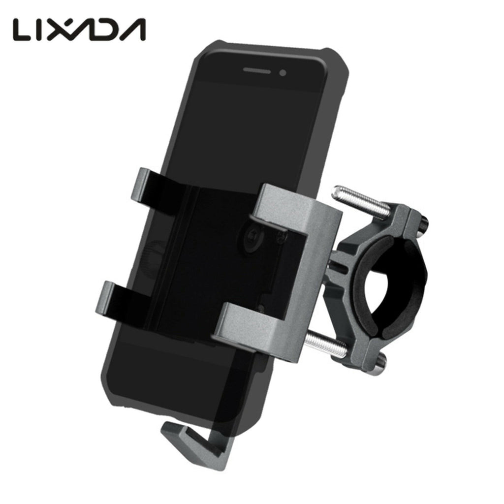 Lixada Bicycle Phone Mount Aluminum Anti Slide Handle Phone Holder with Aromatherapy Stick for MTB Road Bicycle Motorcycle-WAYBIKER