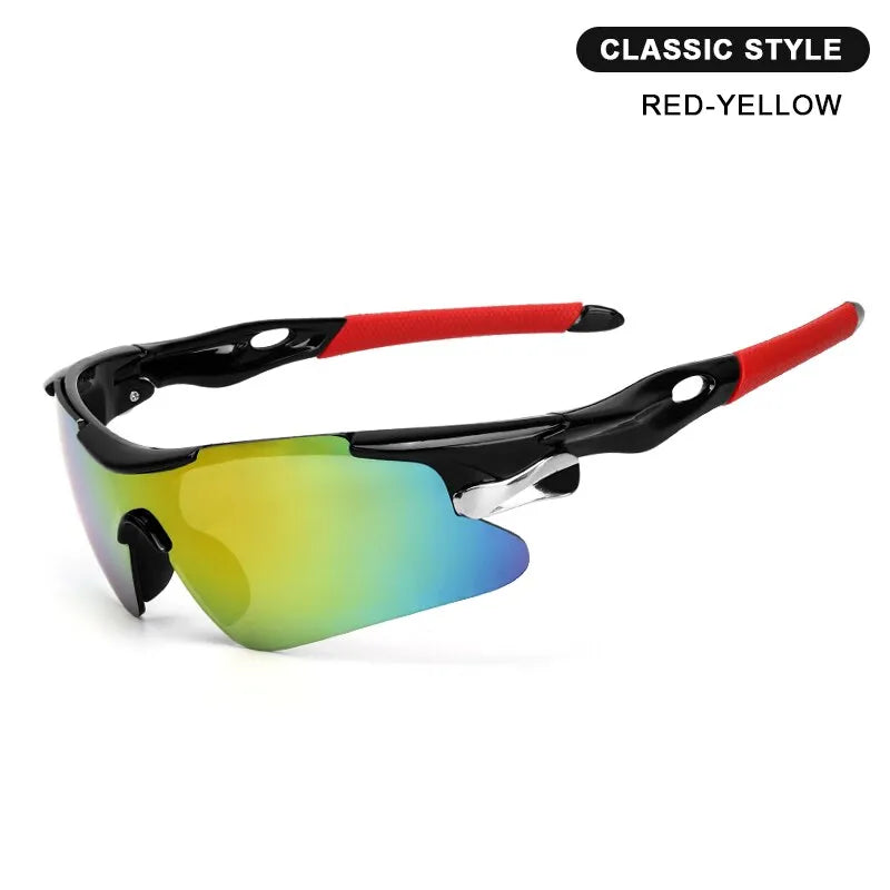 RIDERACE Sports Men Sunglasses Road Bicycle Glasses Mountain Cycling Riding Protection Goggles Eyewear Mtb Bike Sun Glasses-WAYBIKER