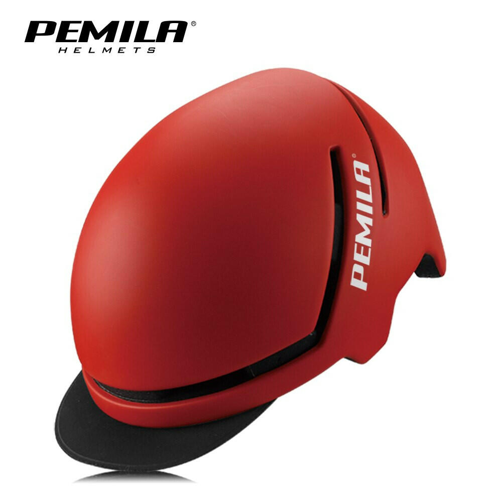 PEMILA Urban Commuter Cycling Helmet With Cloth Hat Eaves Folding Bicycle Helmet Scooter Electric Power Assisted MTB Bike Helmet-WAYBIKER