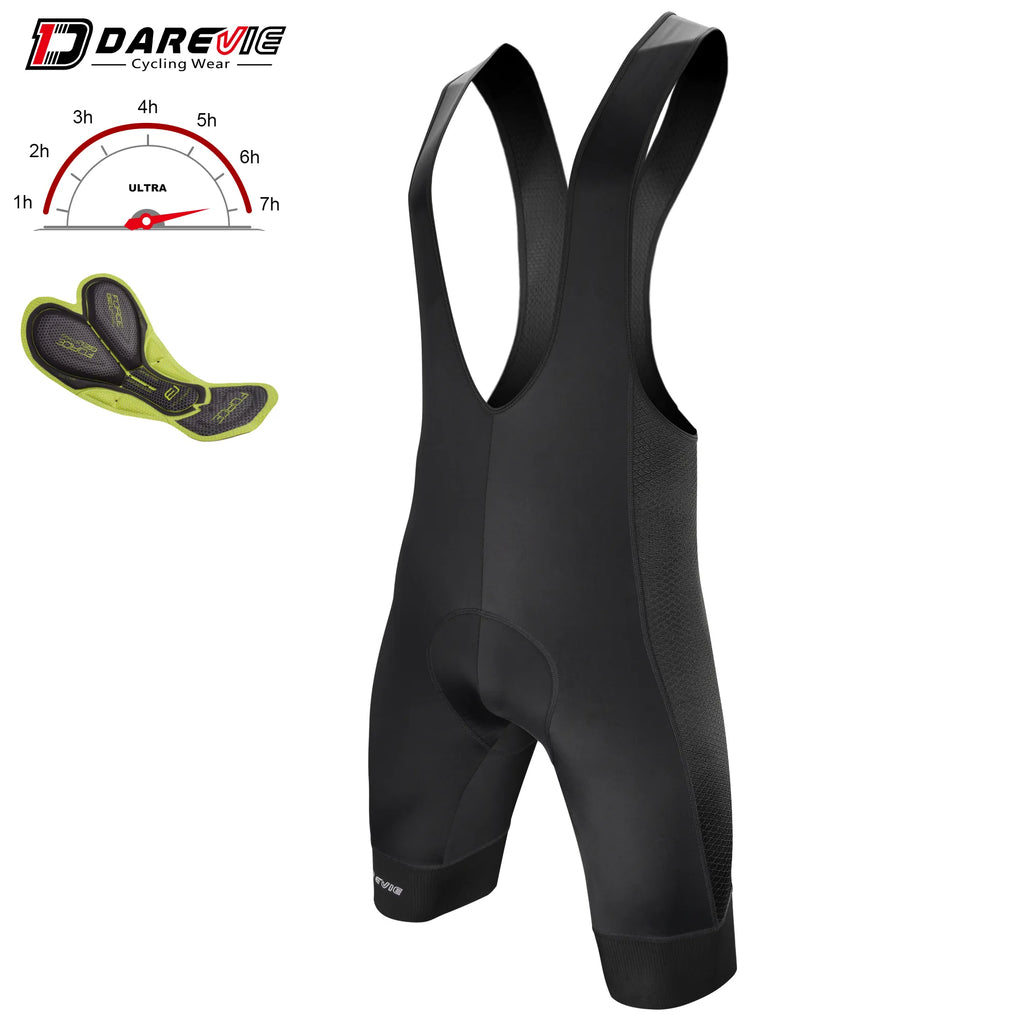 DAREVIE Cycling Bib Shorts Gel Pad Men's Cycling Bretelle Pro 6H Ride Men's Cycling Shorts Men Cycling Shorts 7 CM Leg Gripper