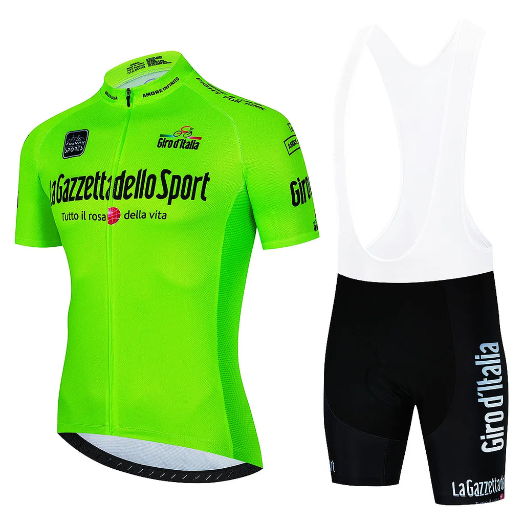 Tour Of Italy Bicycle Clothes Cycling Jersey Set Summer Road Bike Short Sleeve Cycling Clothing Men Mtb Jersey Set Sport Wear-WAYBIKER