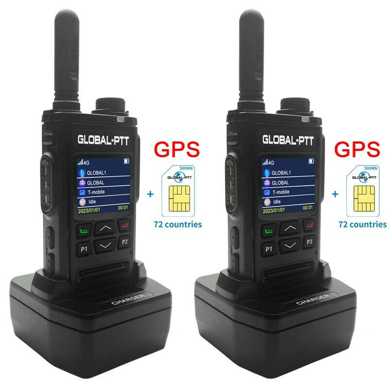 2PC global-ptt G7 POC 4G LTE walkie talkie Two-way radio long range professional police Portable communication Amateur ham handy-WAYBIKER