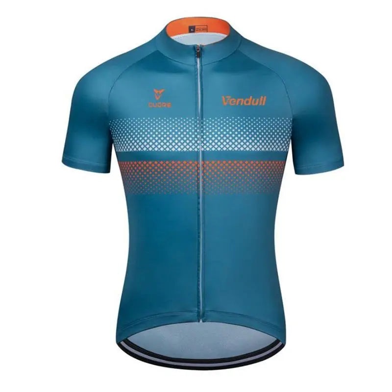 Cycling Clothing 2023 VENDULL Men's Cycling Jersey Tops Summer Racing Short Sleeve MTB Bike Jersey Shirt Ropa Ciclismo Maillot-WAYBIKER