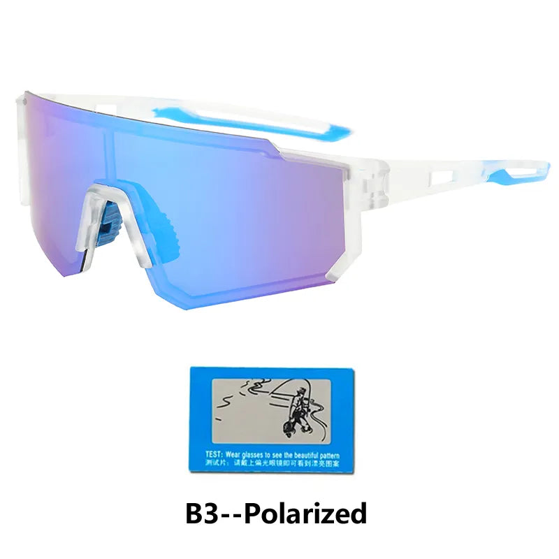 Polarized Sports Glasses Photochromic Men's and Women's Bike Eyewear Mountain MTB Cycling UV400 Sunglasses Bicycle Road Goggles-WAYBIKER