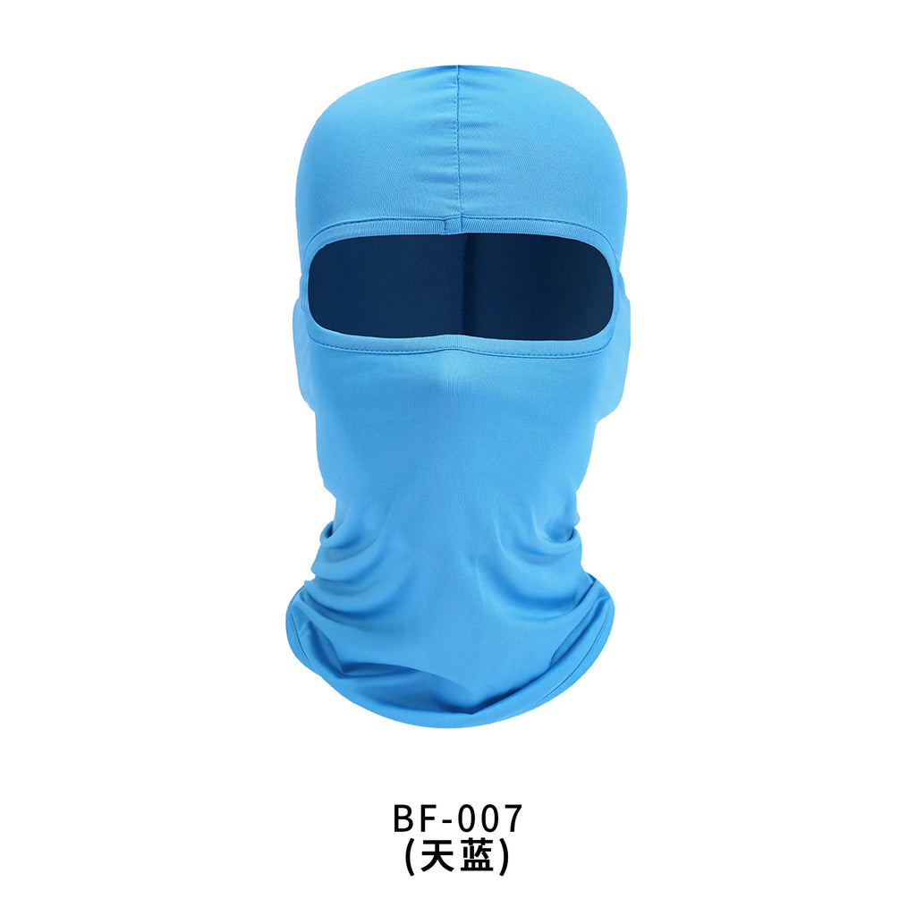 Motorcycle Mask Cycling Balaclava Full Cover Face Mask Hat Balaclava Quick Dry Lycra Ski Neck Summer Sun Ultra UV Protection-WAYBIKER