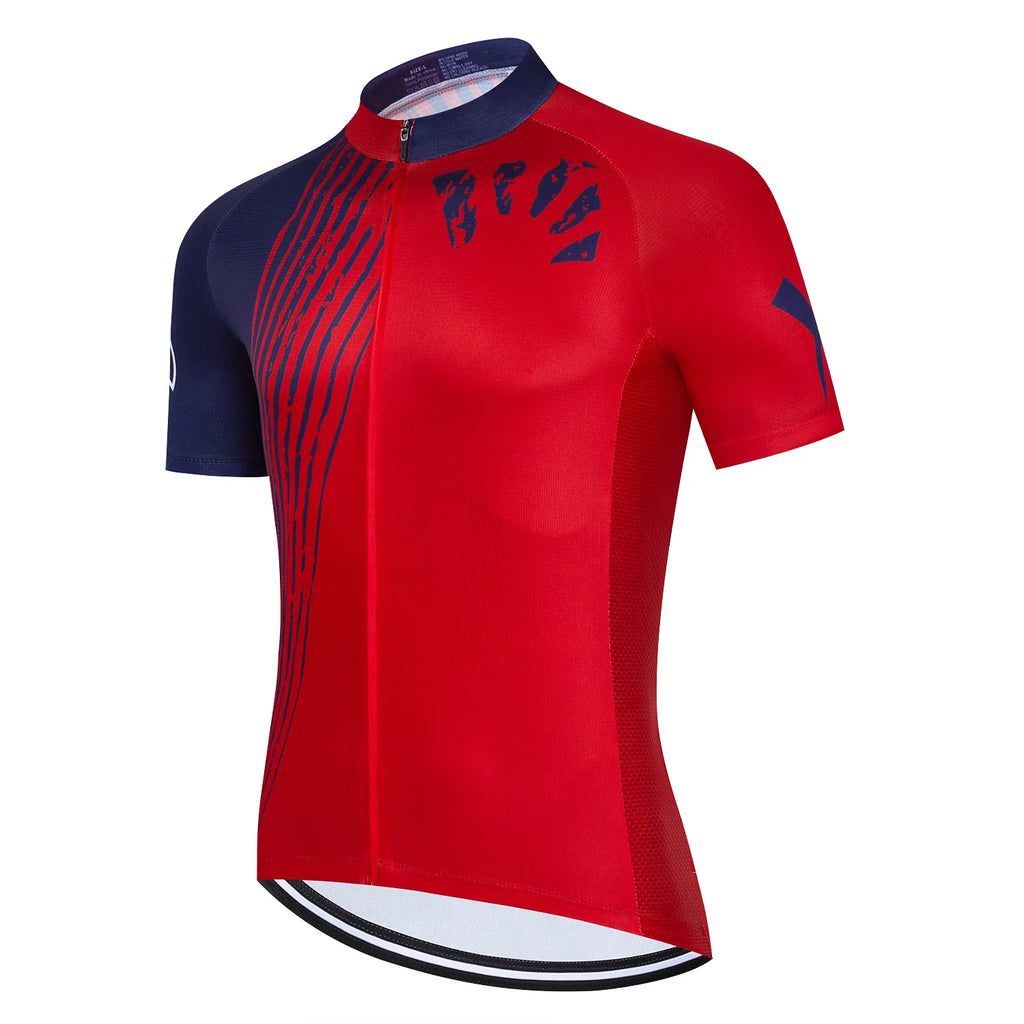 High Quality NEW 2023 Vendull Men's Cycling Clothing Short Sleeves Cycling Jersey MTB Shirt Maillot Ciclismo Road Bike Jersey-WAYBIKER