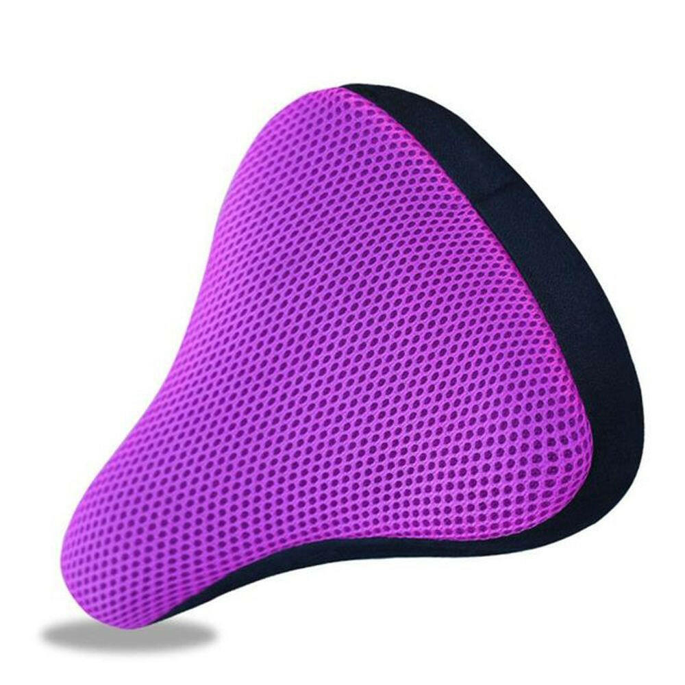 Bicycle Saddle 3D Soft Bike Seat Cover Cycling Silicone Seat Cushion Cycling Breathable Saddle Comfortable Bicycle Bike-WAYBIKER