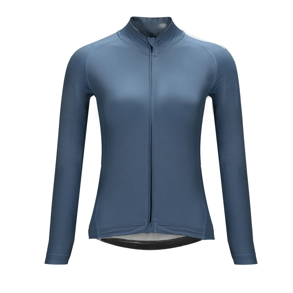 Women's Cycling Jersey Long Sleeve Spring And Autumn Bicycle Running Thin Jacket Roupa Ciclismo-WAYBIKER