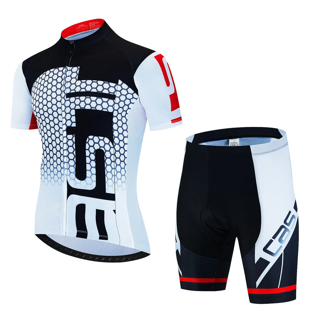 New Cycling Jersey Set Summer Cycling Clothing MTB Bike Clothes Uniform Maillot Ropa Ciclismo Men's Cycling Clothes Bicycle Suit